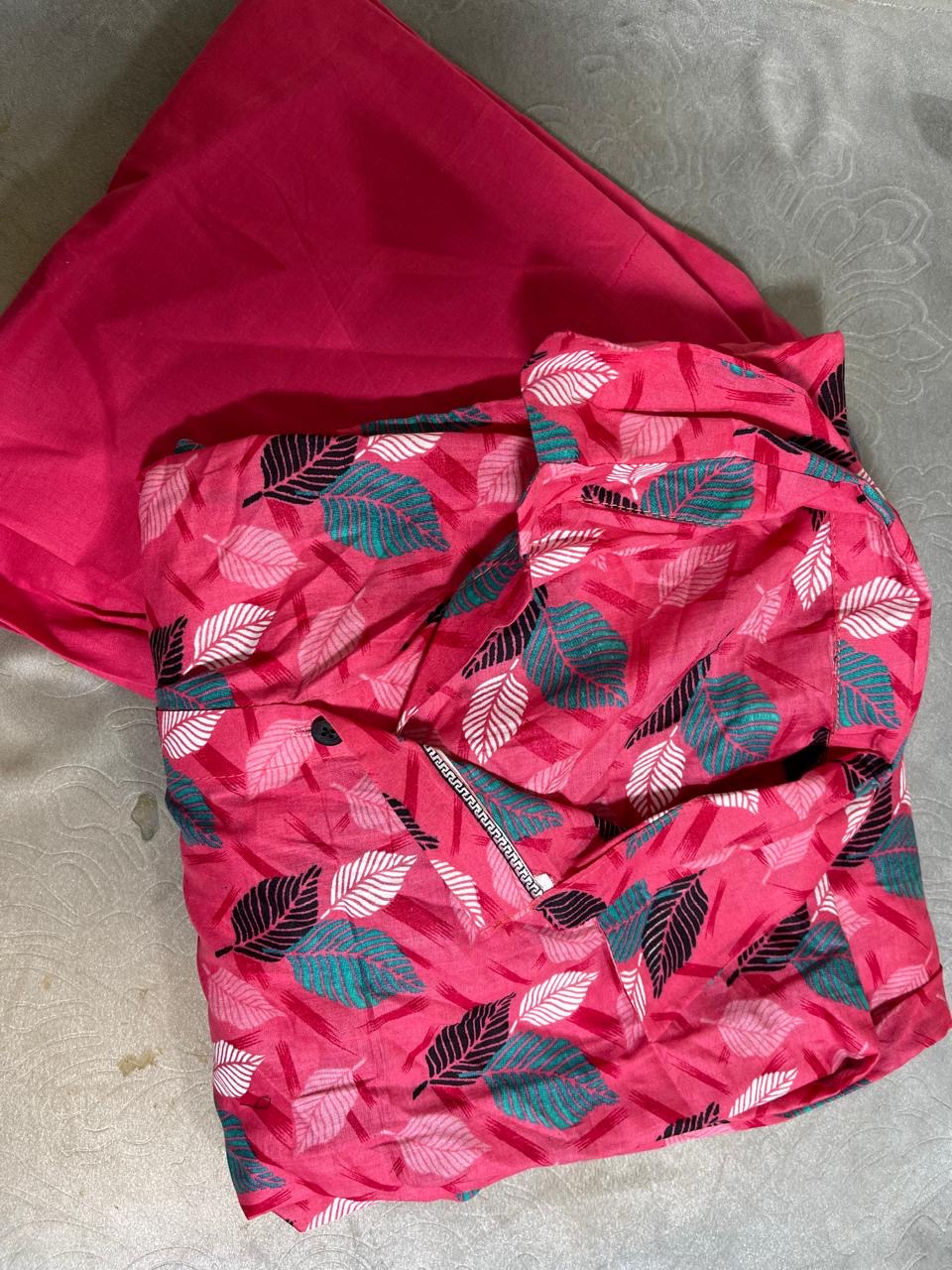MSB Pink Reshma collection lawn with plan trousers